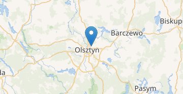 Mapa Olsztyn