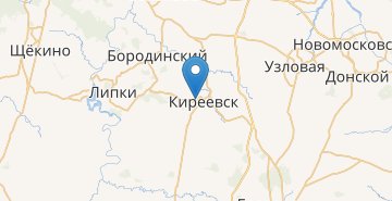 Мапа Кирєєвськ