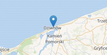 Карта Dziwnow