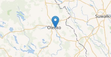Mapa Olecko