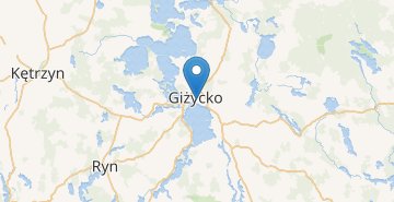 Mapa Gizycko