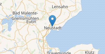 Mapa Neustadt in Holstein