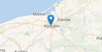 Mapa Koszalin
