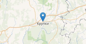 Mapa Krupki
