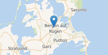 Мапа Берген-на-Рюгені