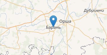 Mapa Baran (Orshanskiy r-n)