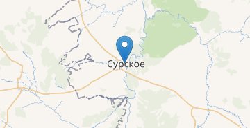 Mapa Surskoye