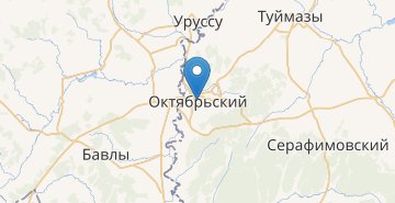 Mapa Oktyabrskiy (Bashkortostan)