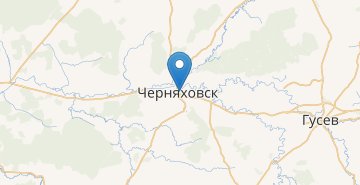 Harta Chernyakhovsk