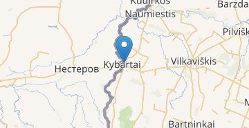 Мапа Кібартай (Вілкавішкський район)