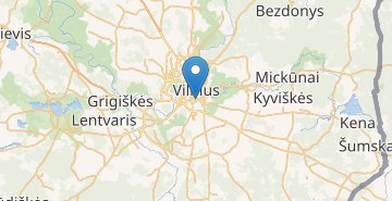 Мапа Вільнюс