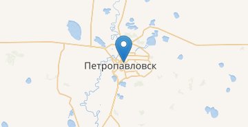 Zemljevid Petropavlovsk