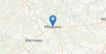 Мапа Мединь (Калузька обл.)