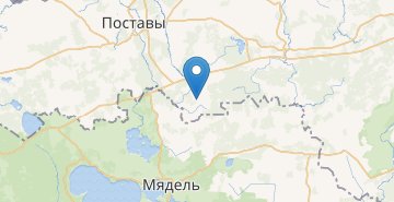 Mapa Gribly (Sharkovshinskiy r-n)