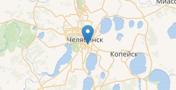 Mapa Chelyabinsk