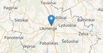 რუკა Ukmergė