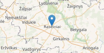 Карта Расейняй