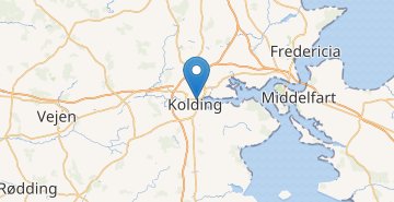 Mapa Kolding