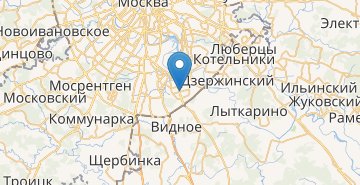 Mapa Moskva