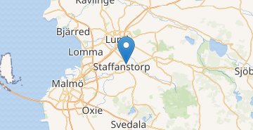 Zemljevid Staffanstorp