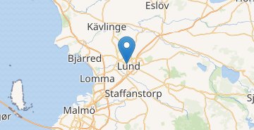 Mapa Lund