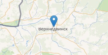 Mapa Verkhnyadzvinsk