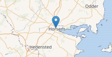 Mapa Horsens