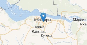 Mapa Cheboksary