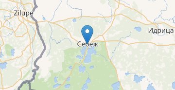 Mapa Sebezh