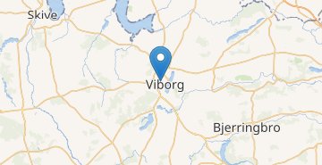 地図 Viborg