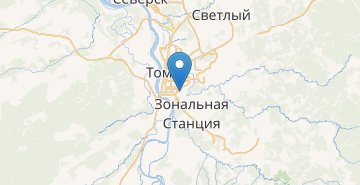 Mapa Tomsk