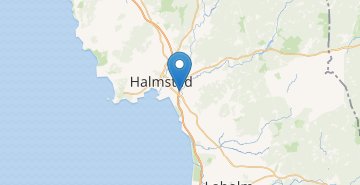 Map Halmstad