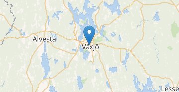 Mapa Vaxjo