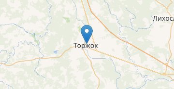 Mapa Torzhok