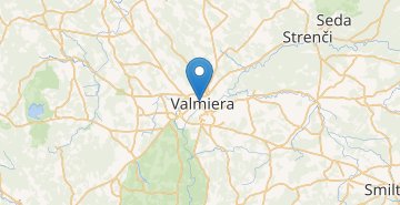 Mapa Valmiera