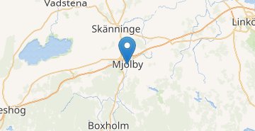 Χάρτης Mjölby