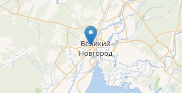 Mapa Veliky Novgorod