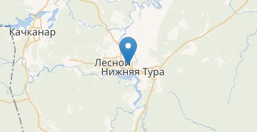 Map Nizhnyaya Tura