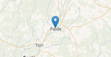 Zemljevid Paide