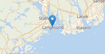 Mapa Langesund