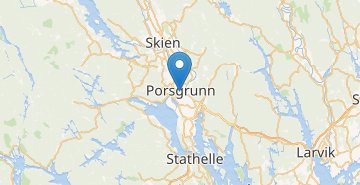 地图 Porsgrunn
