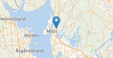 Karte Moss