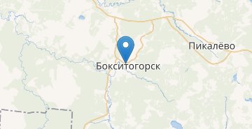 Mapa Boksitogorsk
