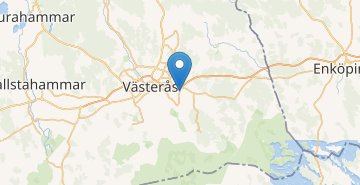 Mapa Stockholm Airport Västerås
