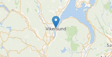 Karte Vikersund