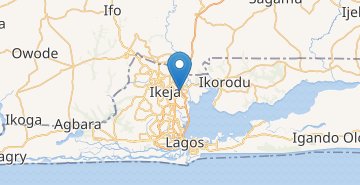 Karte Lagos