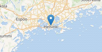 Mapa Helsinki