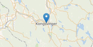 Kaart Kongsvinger