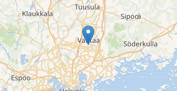 Mapa Vantaa