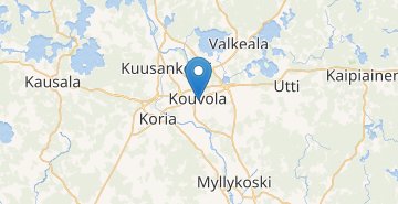 Mapa Kouvola